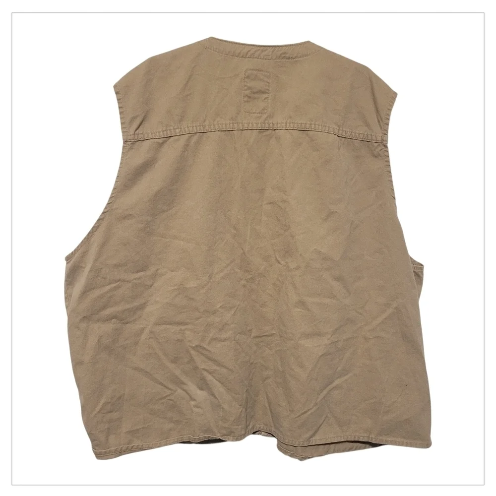 Vintage Sunrider 2XL Cotton Utility Safari Vest Canada - Picture 4 of 6